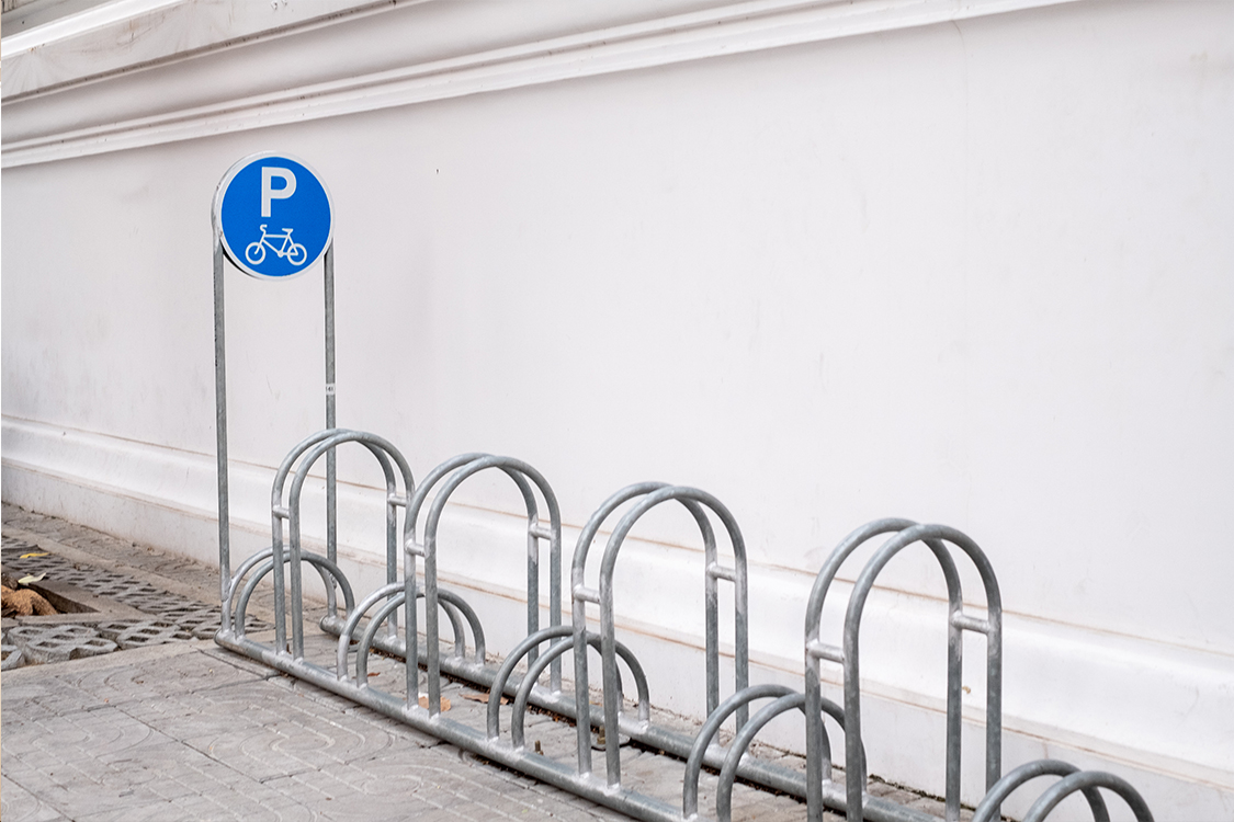 Parking para bicicletas señalizado